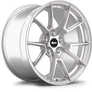 Apex VS-5 Flow Formed Toyota Wheel 17X8.5 ET23 (5X114.3 / 60.1) - Race Silver